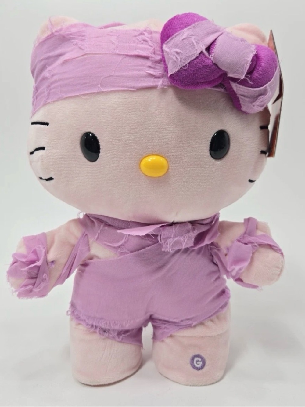 Sanrio HELLO KITTY Mummy Halloween Animated Plush 2024 Harpsi Side Stepper NWT